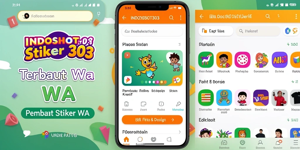 Screenshot utama menunjukkan antarmuka Pembuat Stiker WA yang intuitif.