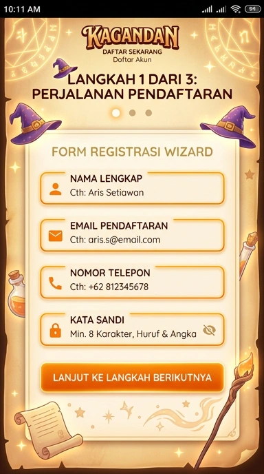 Buat Akun Baru Kagandan dengan Mudah dan Cepat