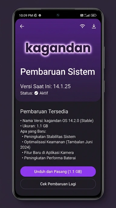 Riwayat Versi Aplikasi kagandan untuk Android